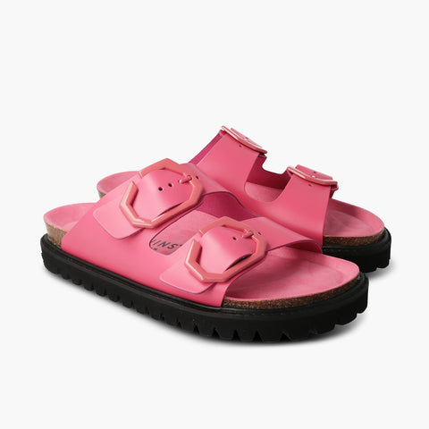 Galia Leather Sandal - Pink