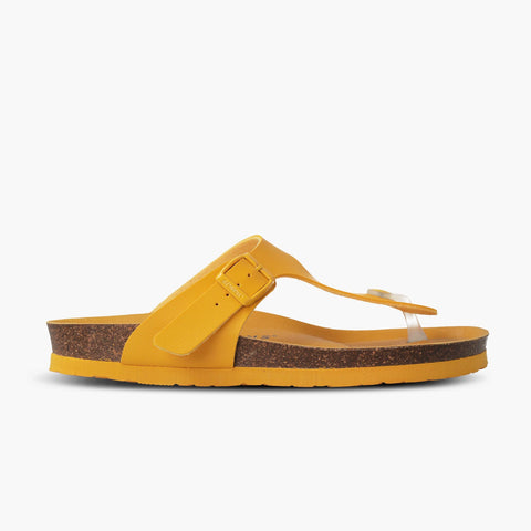 Rosa Vegan Sandal - Yellow