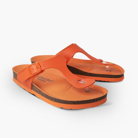 Rosa Vegan Sandal - Orange