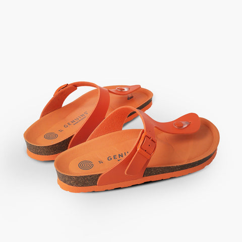 Rosa Vegan Sandal - Orange