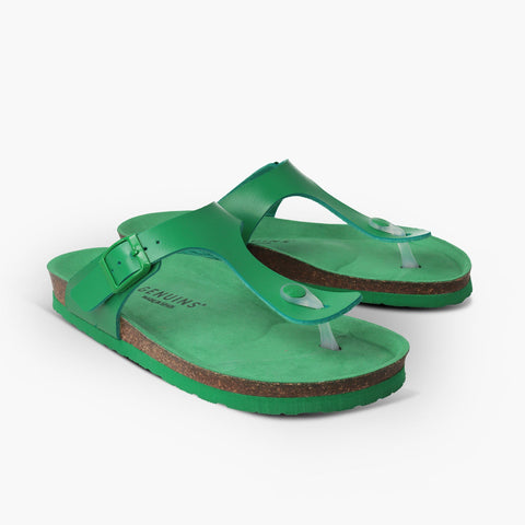 Rosa Vegan Sandal - Green