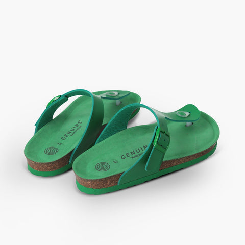 Rosa Vegan Sandal - Green