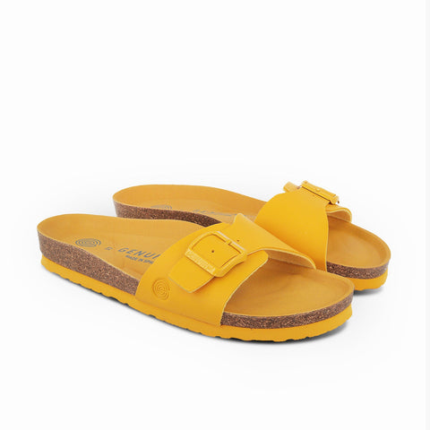 Toronto Vegan Sandal - Yellow