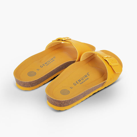 Toronto Vegan Sandal - Yellow